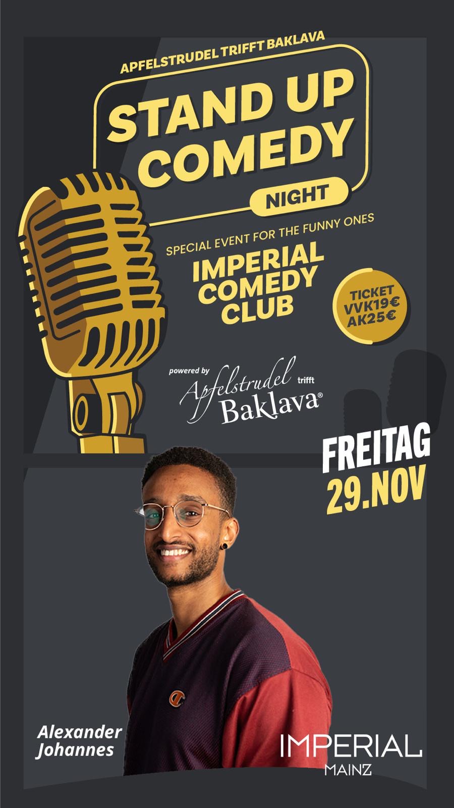 29.11.2024 || IMPERIAL COMEDY CLUB || MAINZ