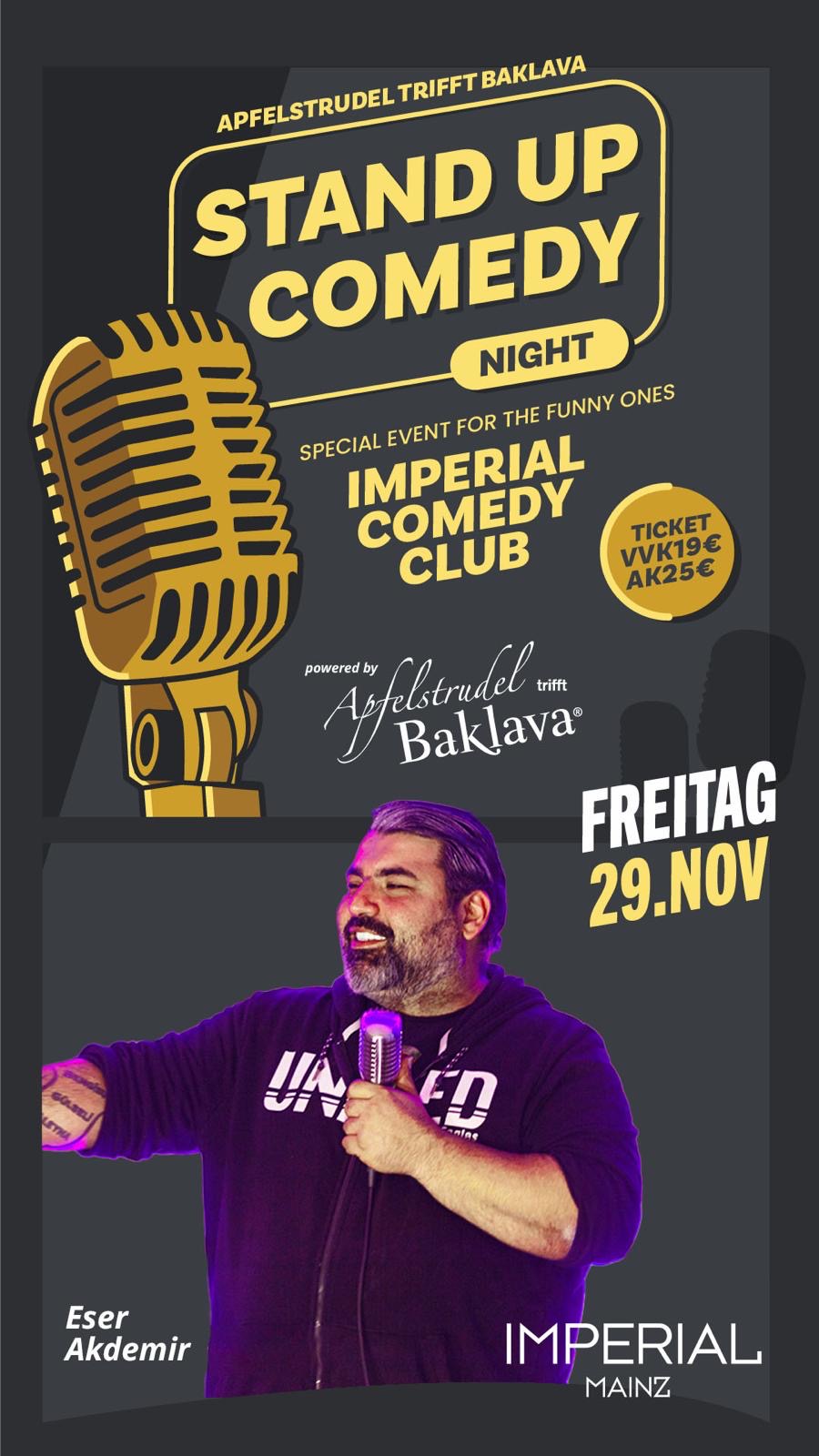 29.11.2024 || IMPERIAL COMEDY CLUB || MAINZ